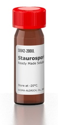 [S6942] SIGMA SOLUCIÓN DE ESTAUROSPORINA DE STREPTOMYCES SP., SOLUCIÓN PREPARADA, 1 mM EN DMSO (100µG/214µL), FILTRADA POR 0.2µM - 200µL